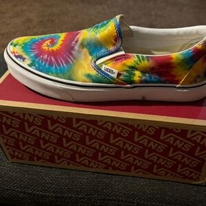 Women’s Vans Tie Dye Slip on Size 11